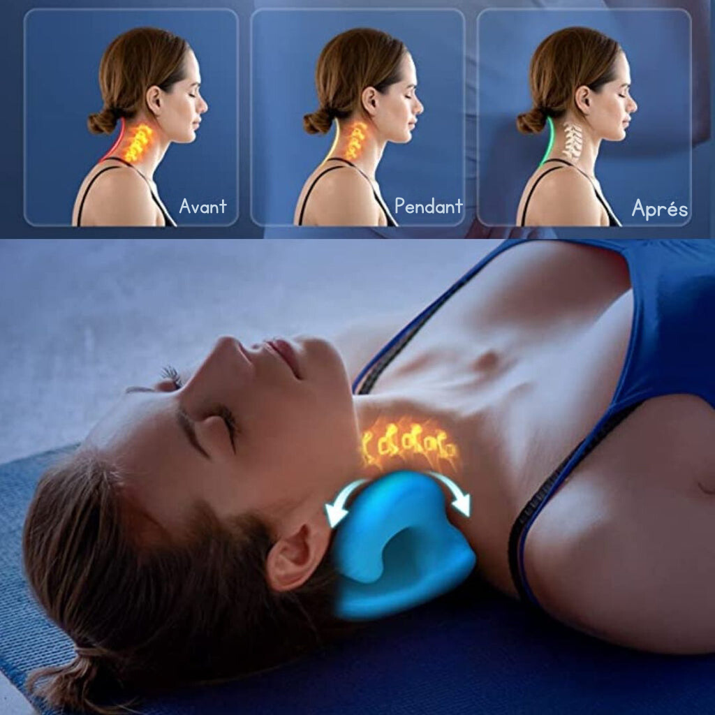 Neck Cloud™️d’Ergosanté Soulage les douleurs cervicales des personnes dormant sur le côté