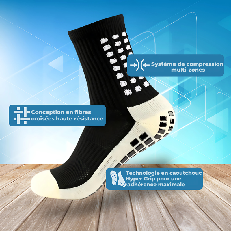 Chaussettes de Compression Hyper Grip Ergosanté™