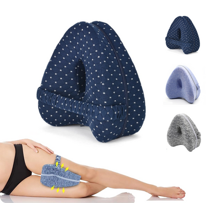 Oreiller d’alignement Ergosanté™ – Soulage les douleurs à la hanche et au dos pour les dormeurs sur le côté